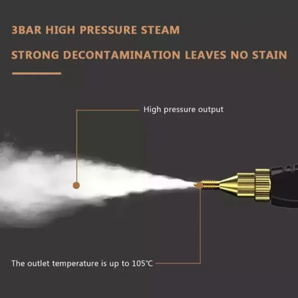 Limpador a Vapor Portátil Alta Pressão - Image 2