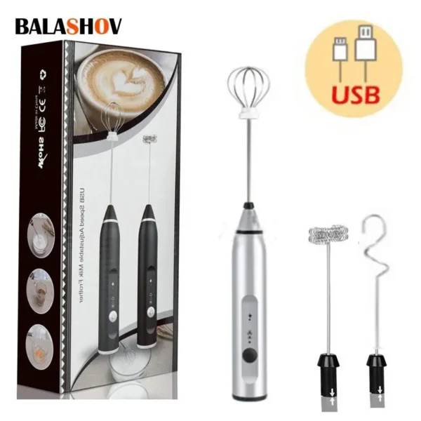 Mini Mixer Elétrico para Café e Cappuccino
